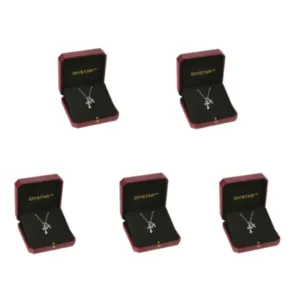 Lymphatic Magnetic Therapy Cross Design Diamond Necklace