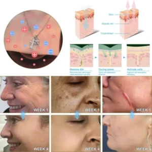 Lymphatic Magnetic Therapy Cross Design Diamond Necklace