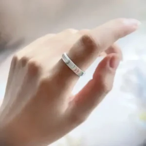 Lymphatic magnetic therapy cats eye ring