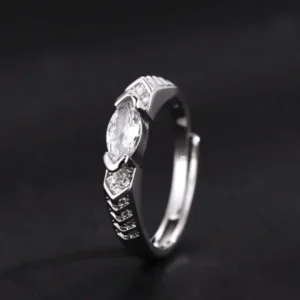 Magnetology Moissanite Diamond Ring