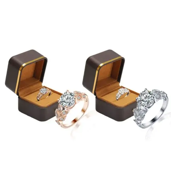 Magnetology Moissanite Diamond Ring