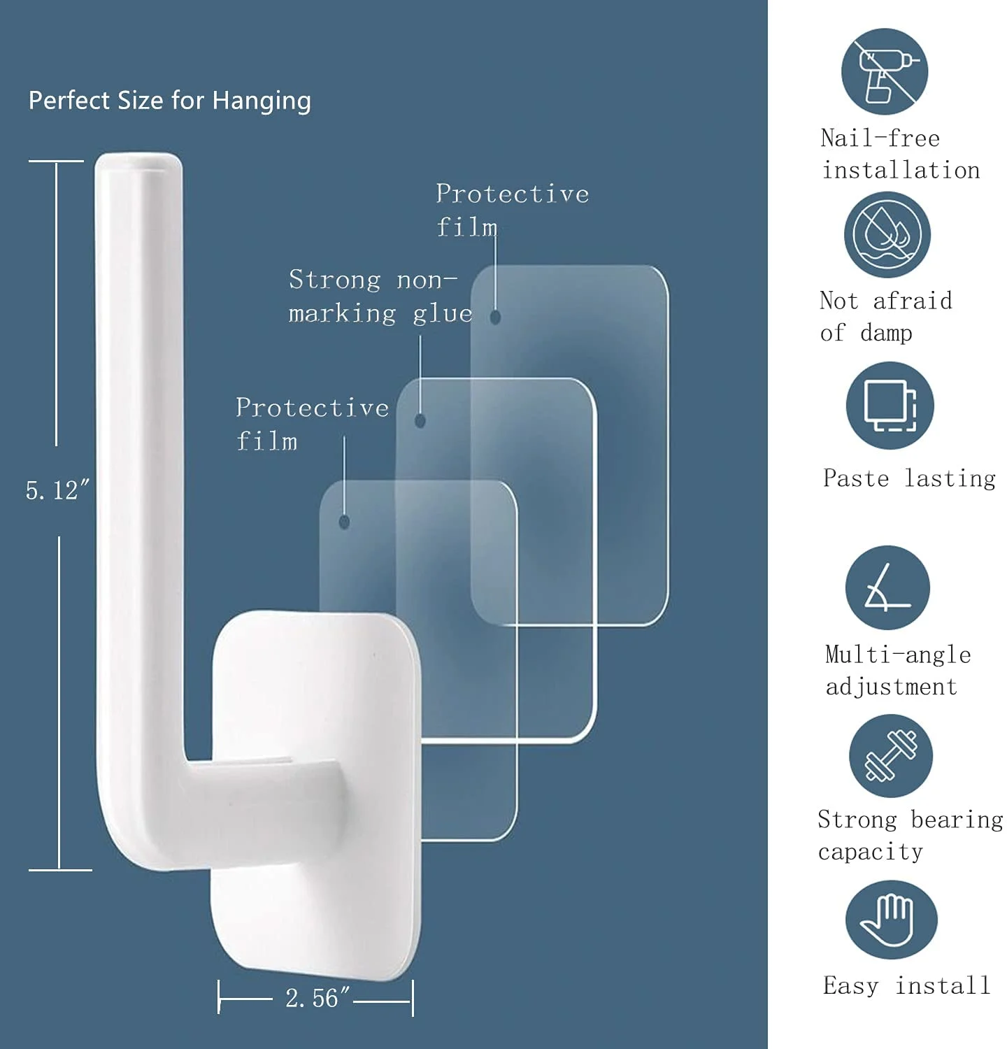 (❤️Clearance Sale - Save 48% OFF)Multifunctional Punch-Free Hook🎲Buy 4 Get Extra 10% Off - Image 4