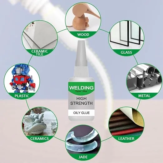 Multipurpose Super Glue Welding High-strength Oily Glue - Image 6