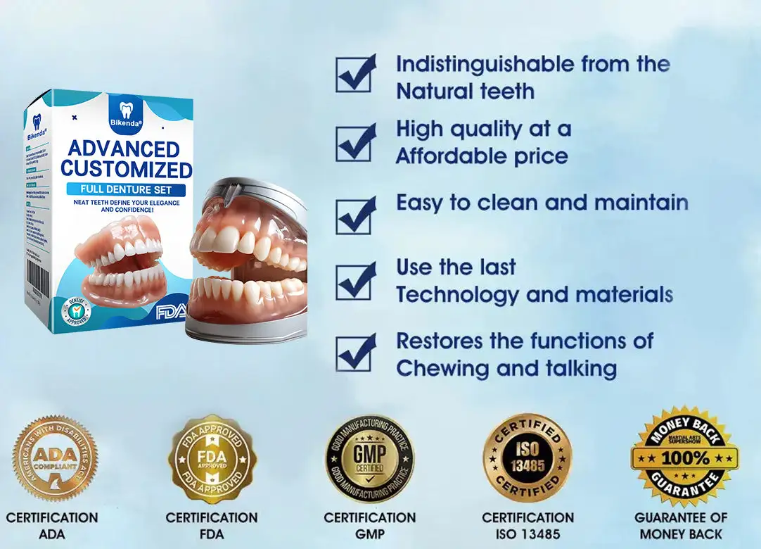 Advanced Customized Full Denture Set - Image 4