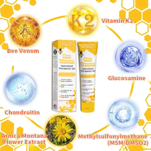 Bee Venom Joint Therapy Pain Relief Gel - Image 5