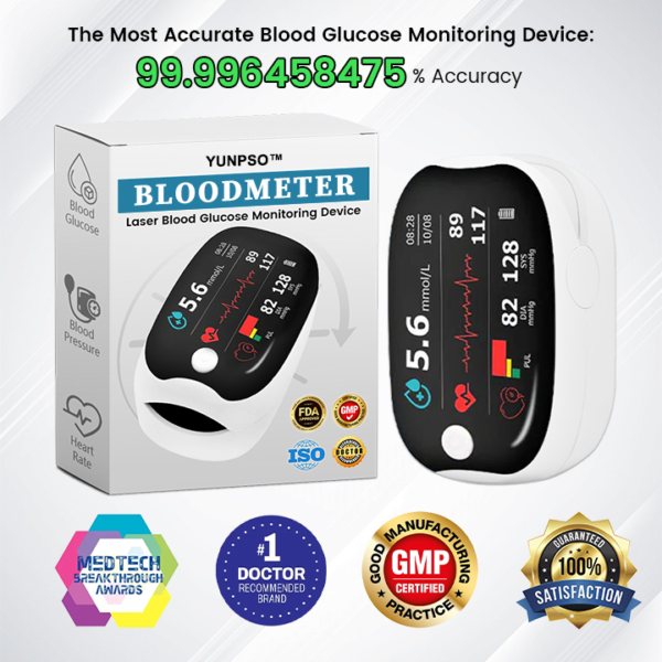 BloodMeter Laser Blood Glucose Monitoring Device