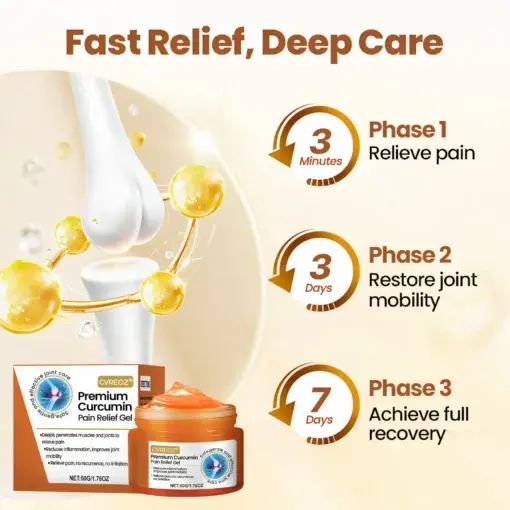 Premium Curcumin Pain Relief Gel - Image 4