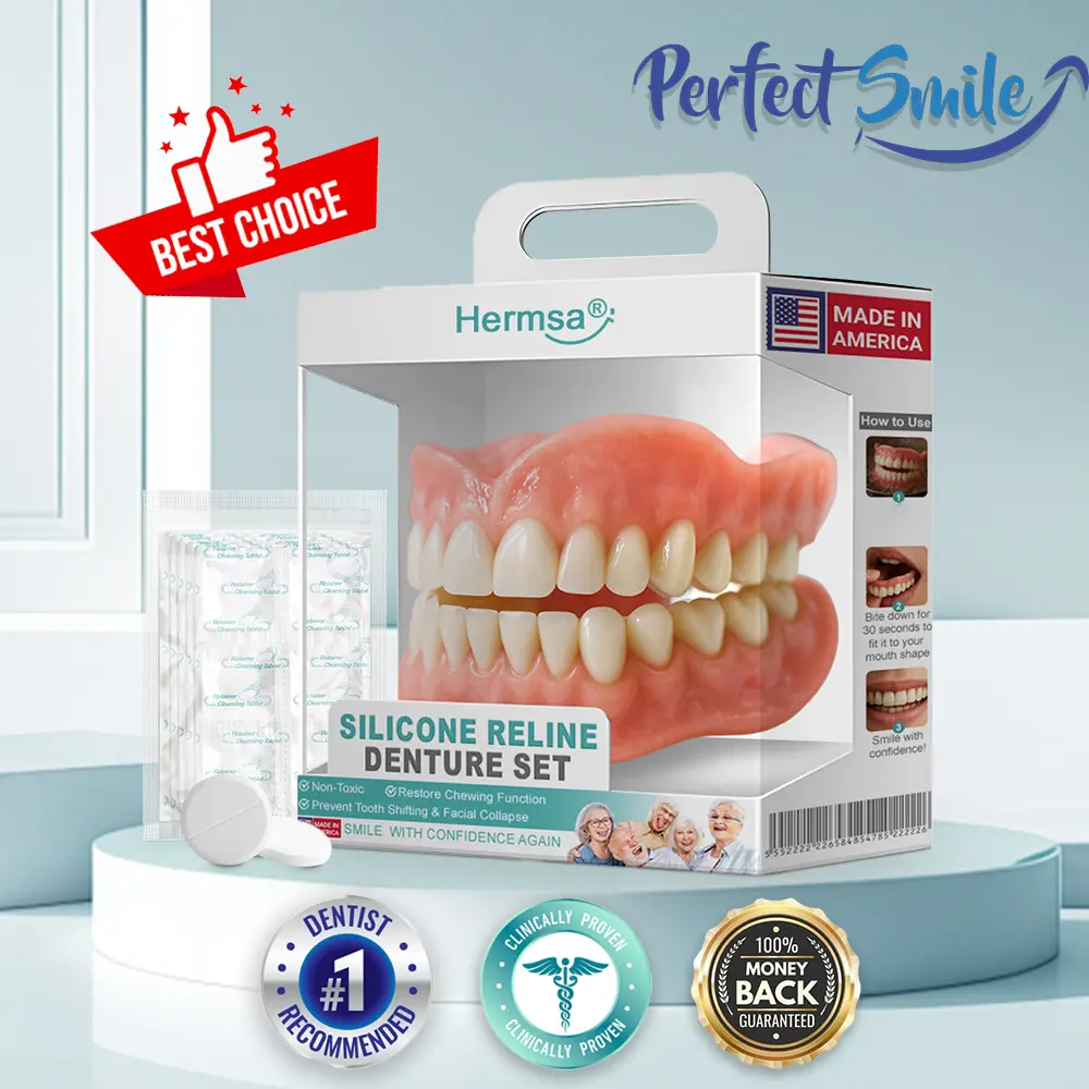 Advanced Customized Full Denture Set