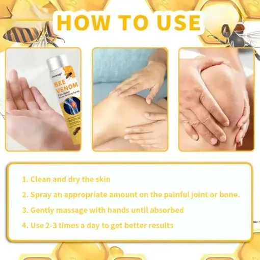 Bee Venom Pain-Relief Bone Healing Spray - Image 24