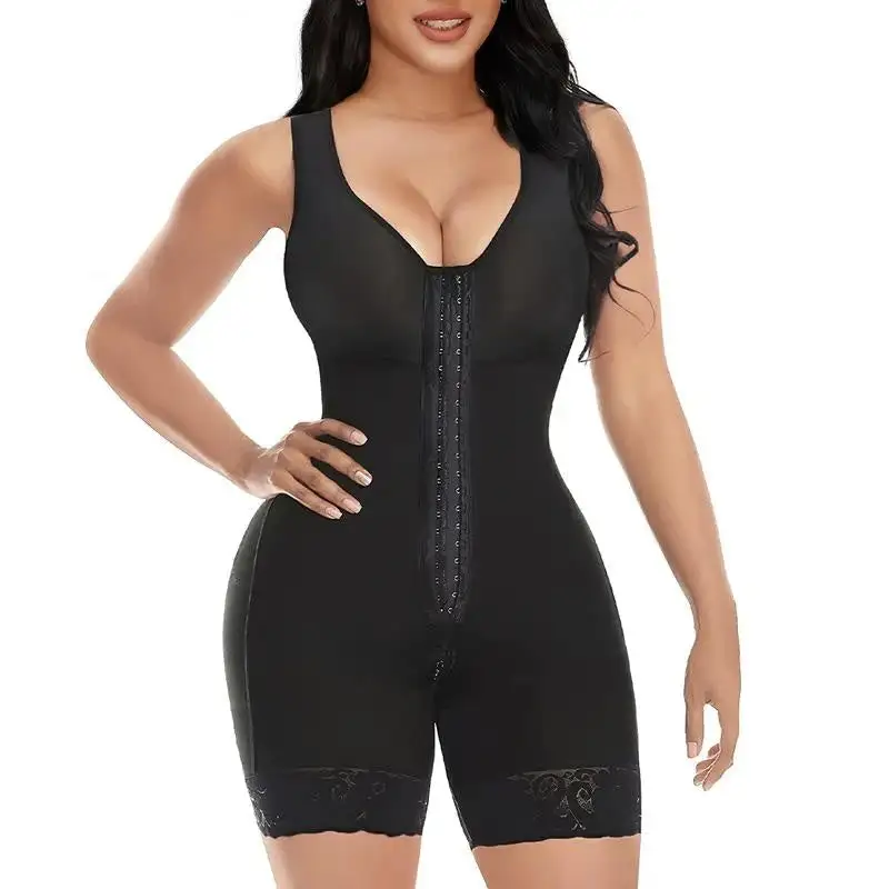 NESLEMY Women Tummy Control Full Shapewear Butt Lifter with Zipper Crotch