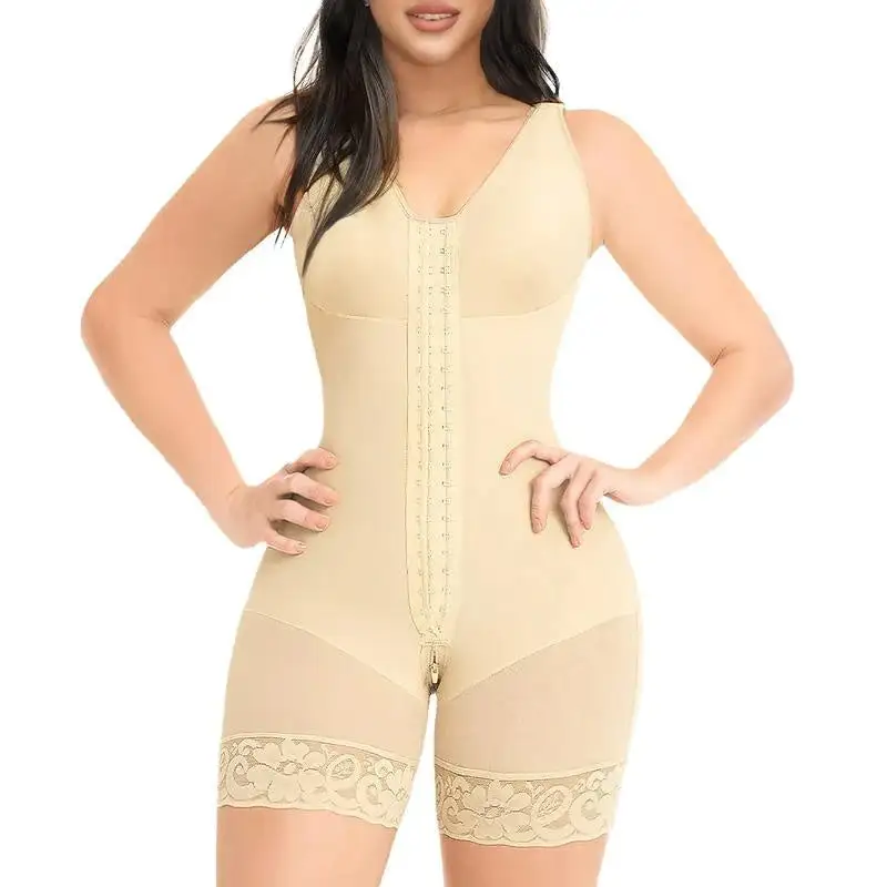 NESLEMY Women Tummy Control Full Shapewear Butt Lifter with Zipper Crotch - Image 2