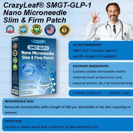 Nano Microneedle Slim & Firm Patch with Collagen Peptides - Image 6