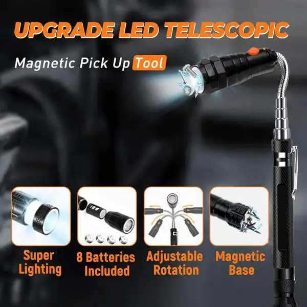Upgraded Magnetic Pick-Up Tool – See It. Reach It. Grab It. - Image 3