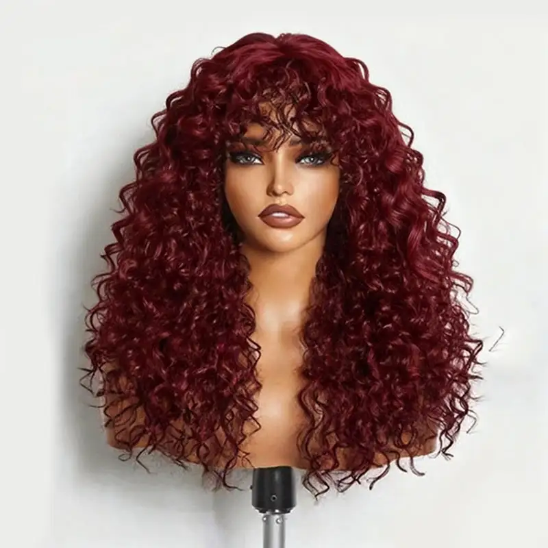 LOVILDS Effortless Shaggy Waves Big Hair Curly Hair Wig - Image 12