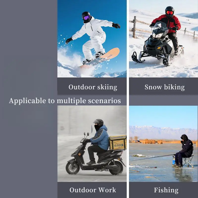 TAILEDEN ™ Outdoor Winter Warm Hat Neckband Integrated Cycling Mask Sports Ski Head Cover - Image 4