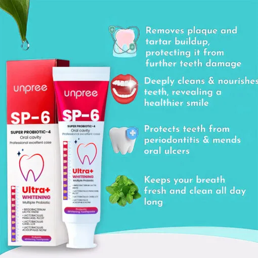 SP-6 Ultra+ Probiotic Whitening Toothpaste - Image 9