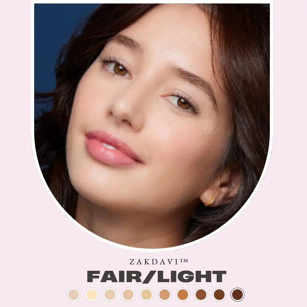 Zakdavi Super Coverage Foundation with Buffing Brush - Image 5