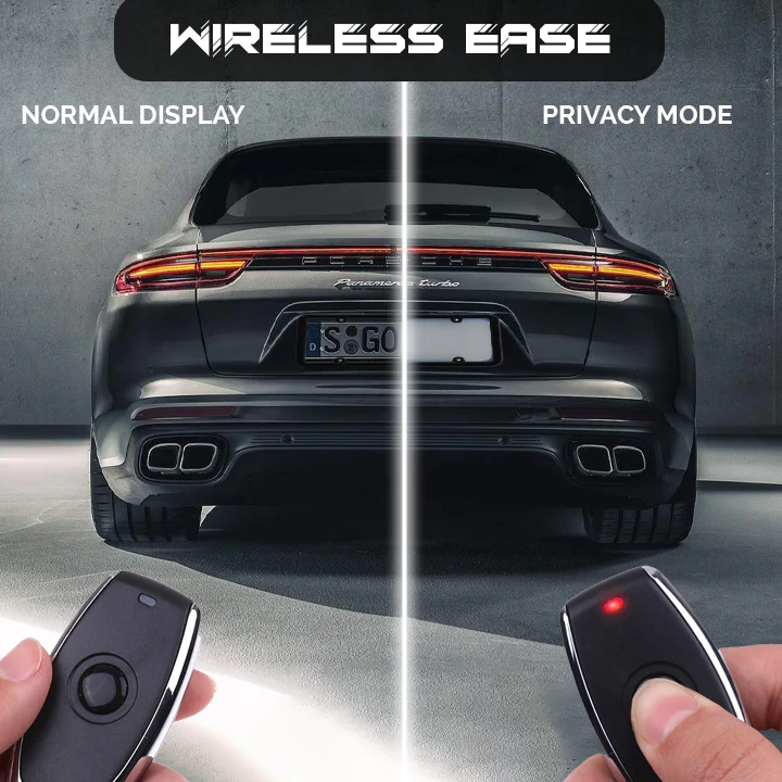 BlurPlate LCD Car License Plate Frame - Image 2