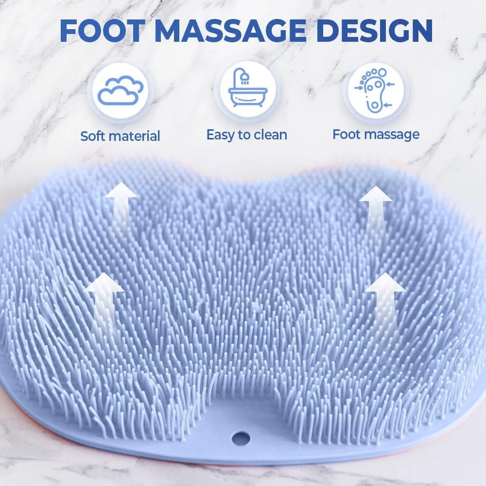 Shower Dual-Use Scrub & Massage Pad