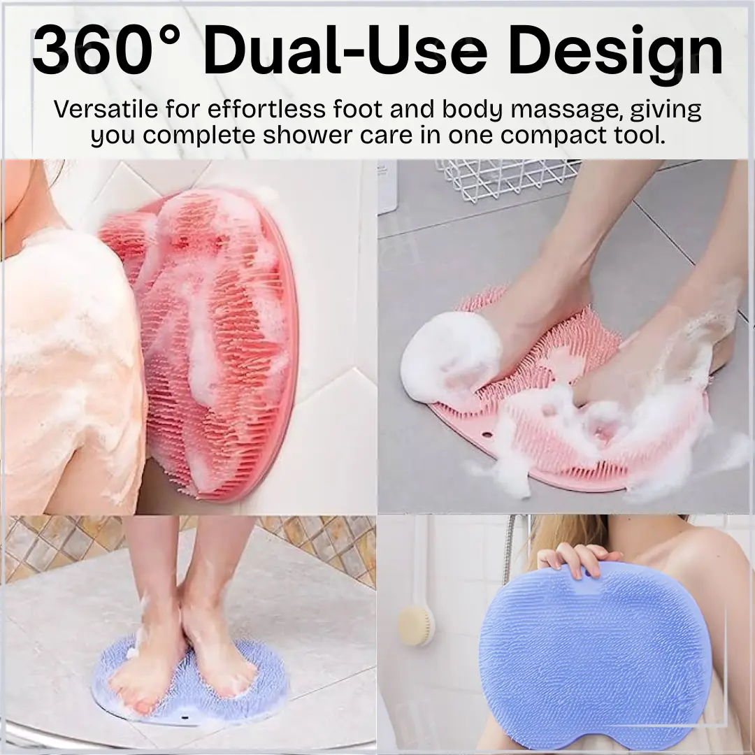 Shower Dual-Use Scrub & Massage Pad - Image 8