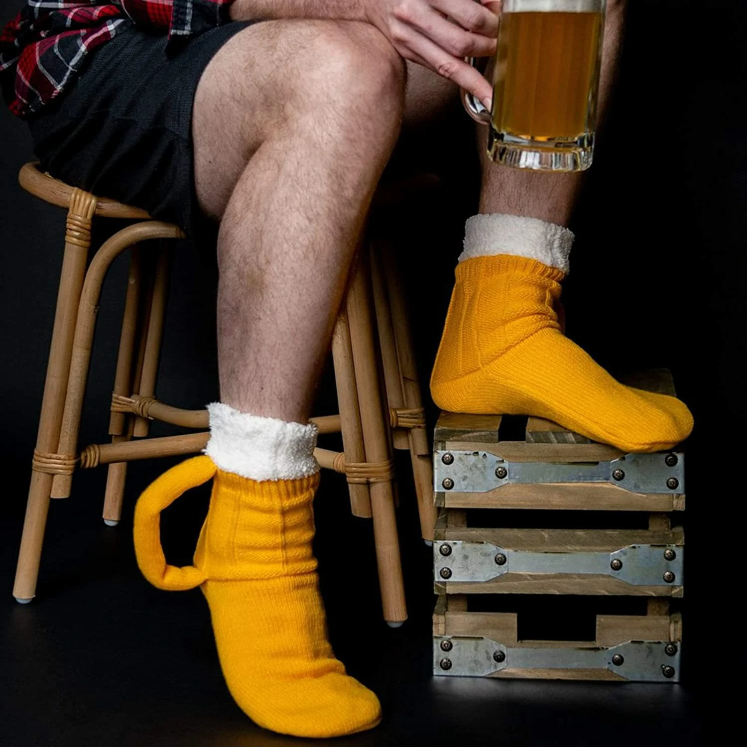 Beer Mug Knit Socks - Image 5