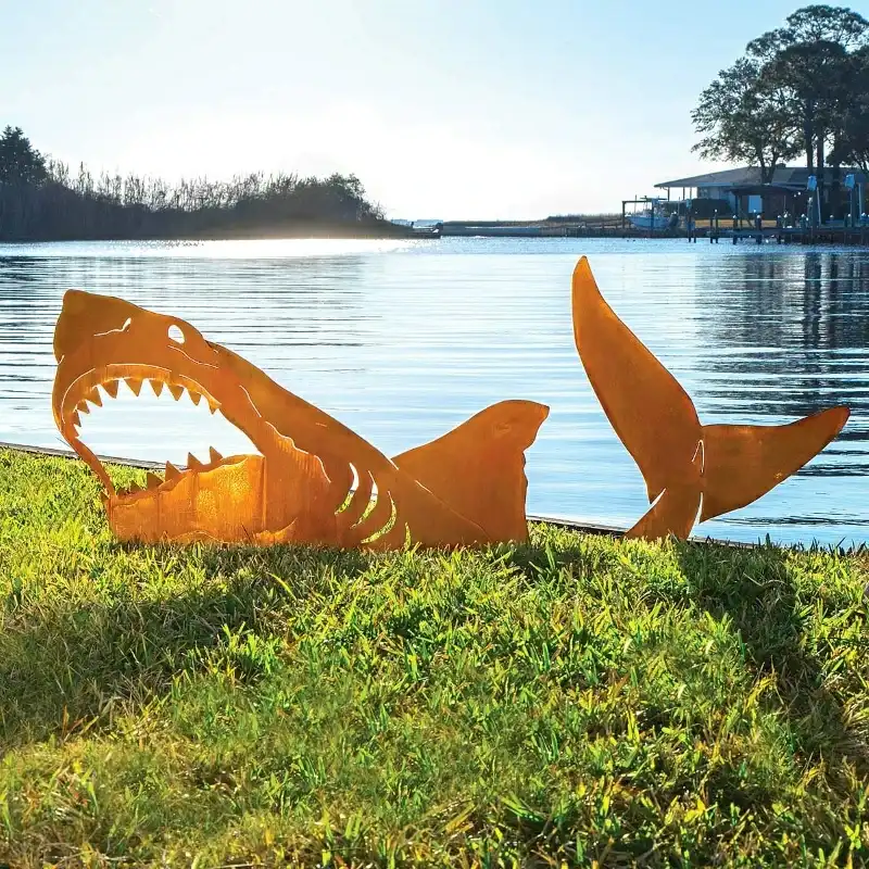 (HOT SALE)The Strongest Terrestrial Shark-Garden Decoration - Image 4