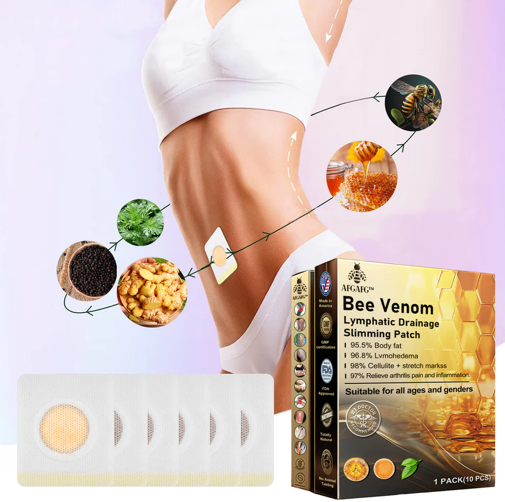 Bee Venom Lymphatic Drainage Slimming Patch - Image 7