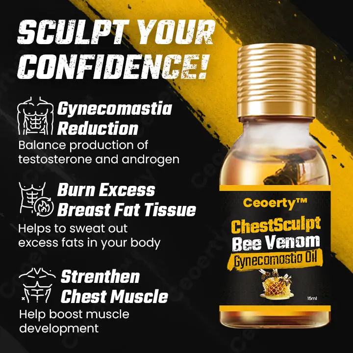 ChestSculpt Bee Venom Gynecomastia Oil - Image 2