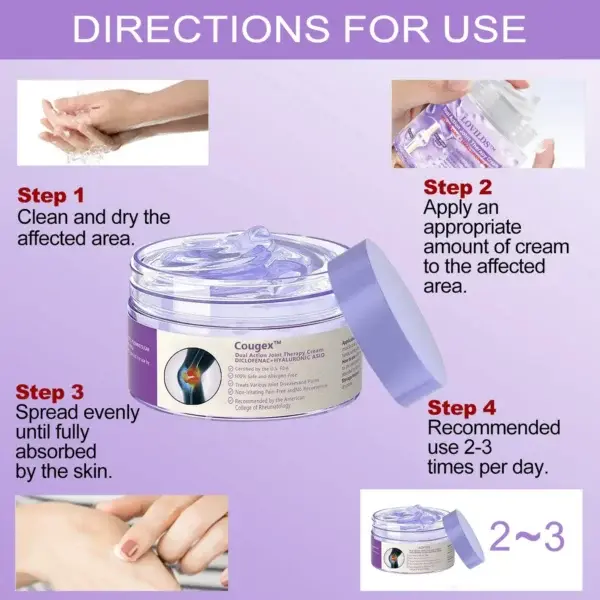 Dual Action Joint Therapy Cream - Image 4