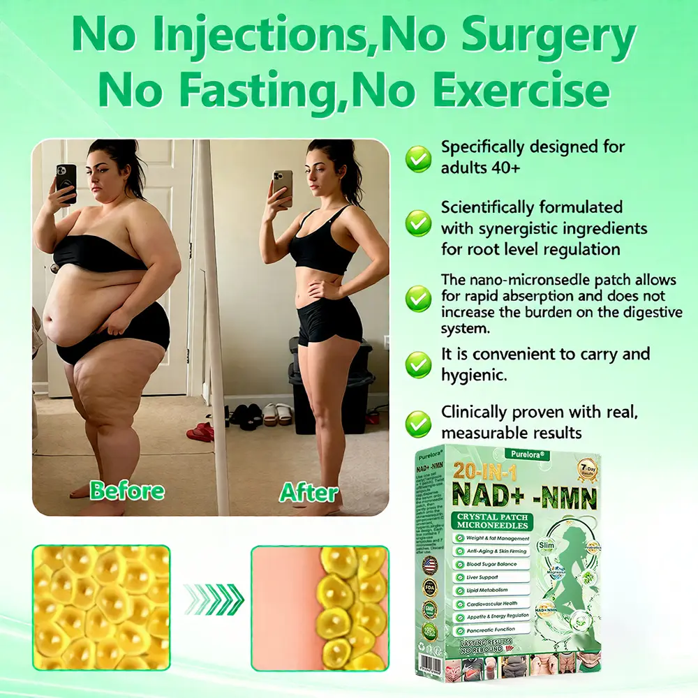 Crystal Microneedle Nano System with NAD⁺ Activation & 20-in-1 Slim & Healthy Pacth Solution - Image 12