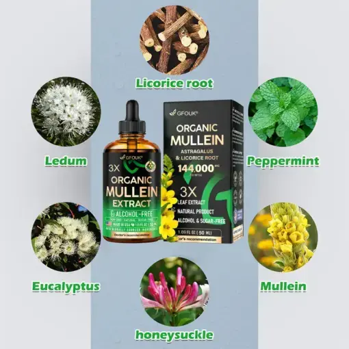 3X Concentrated Mullein Lung Cleanse Drops - Image 6