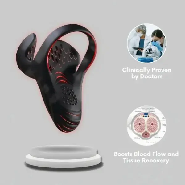 Vibrating Electric Male Masturbation Lock Ring - Image 12