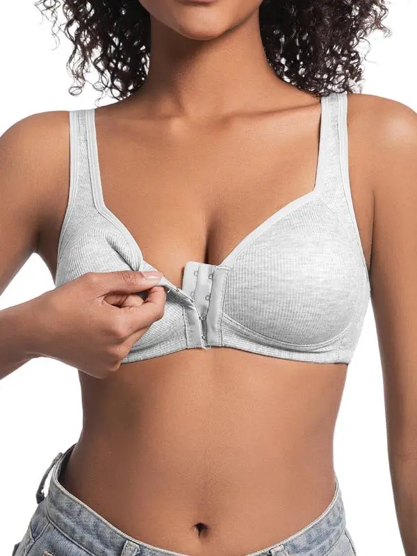 4pcs-front-closure-push-up-bras - Image 2