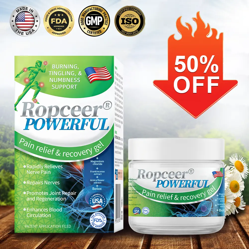 Powerful pain relief& recovery gel