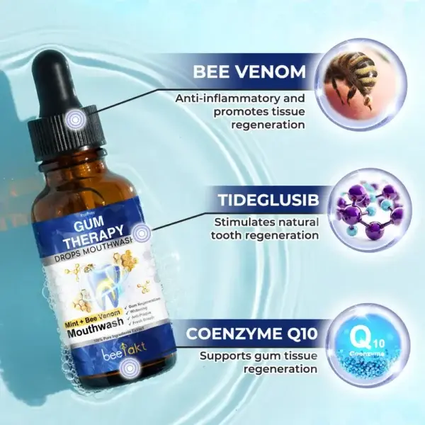 BeeTakt Bee Venom Dental Treatment Drops Mouthwash - Image 5