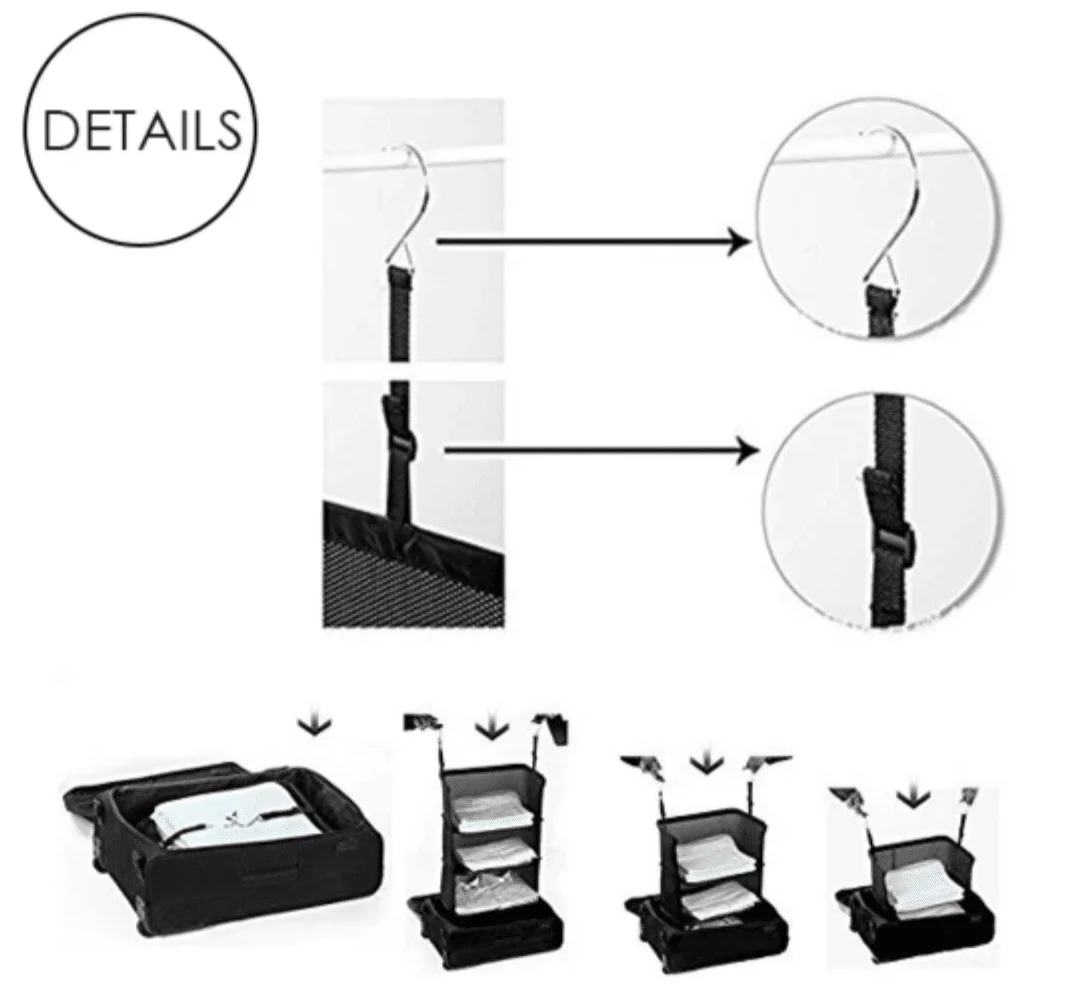 3-Layers Foldable Travel Bag - Image 2
