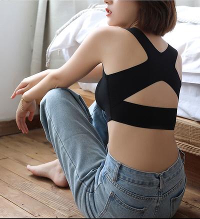 Seamless Front Buckle Support Bra - Image 13