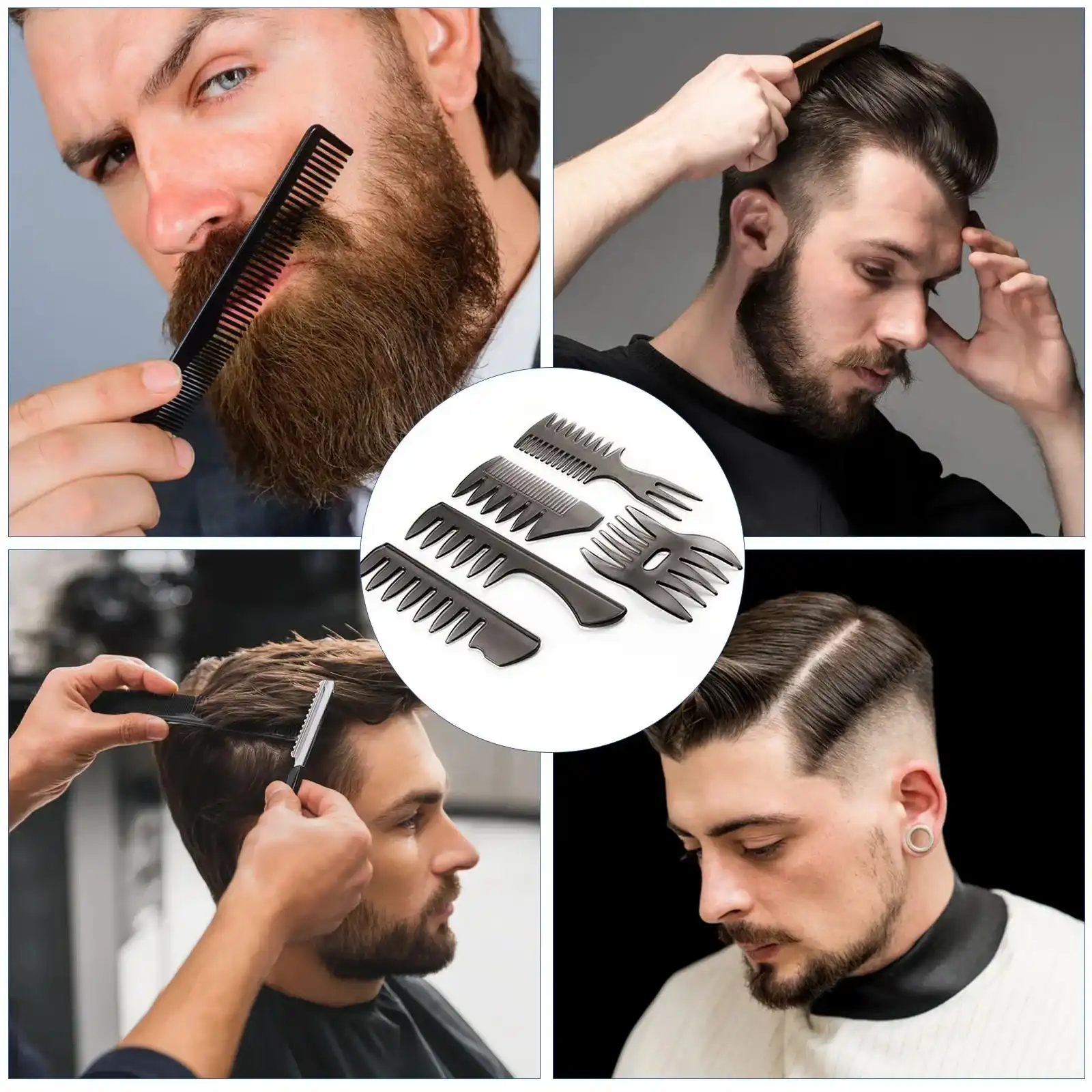 Professional Slick-back Grooming Comb - Image 4