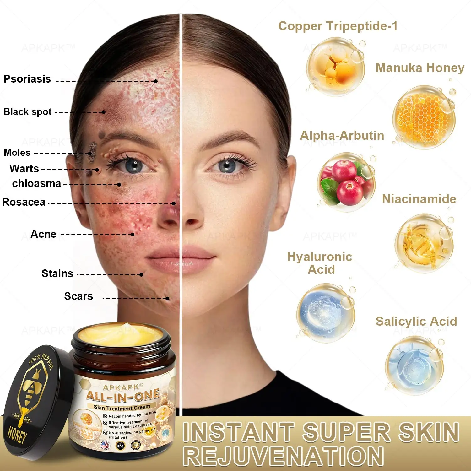 Effective All-in-One Skin Treatment Cream - Image 8