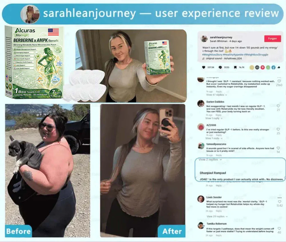 Moringa × Berberine × AMPK 8-Benefit Slimming & Metabolic Nano Microneedle Patch - Image 4