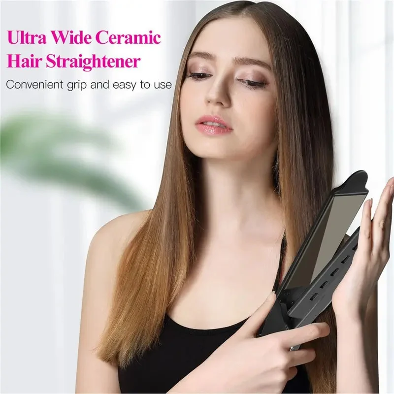 FLAT IRON HAIR STRAIGHTENER PROFESSIONAL HAIR STRAIGHTENING IRON - Image 2