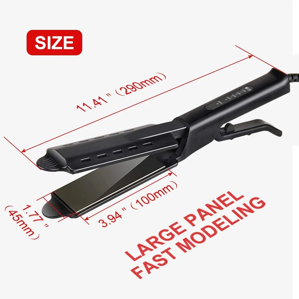 FLAT IRON HAIR STRAIGHTENER PROFESSIONAL HAIR STRAIGHTENING IRON - Image 6