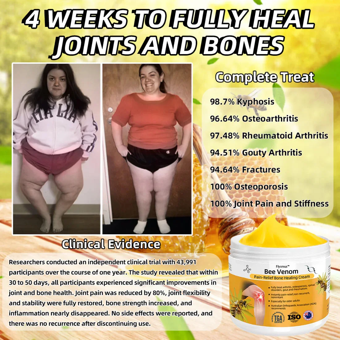 Bee-Venom Pain-Relief Bone Healing Cream - Image 4