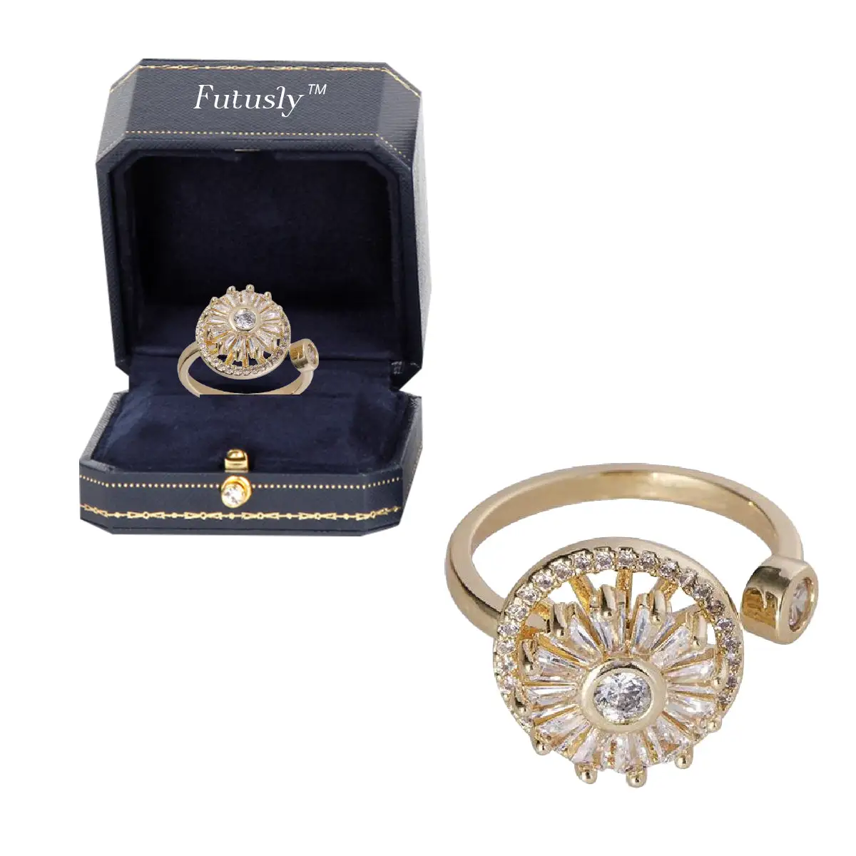 Lymphatic Magnetic Detox Spinning Ring - Image 10