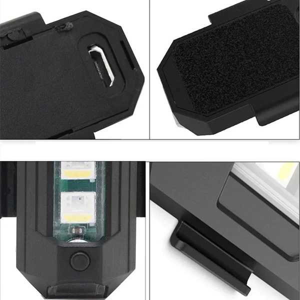 GF GOLDEN FOX Motorcycle Bike Helmet LED Lamp - Image 5