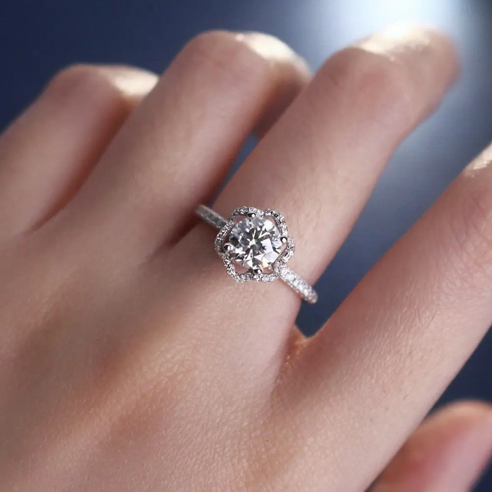 Rose Moissanite Ring - Image 13