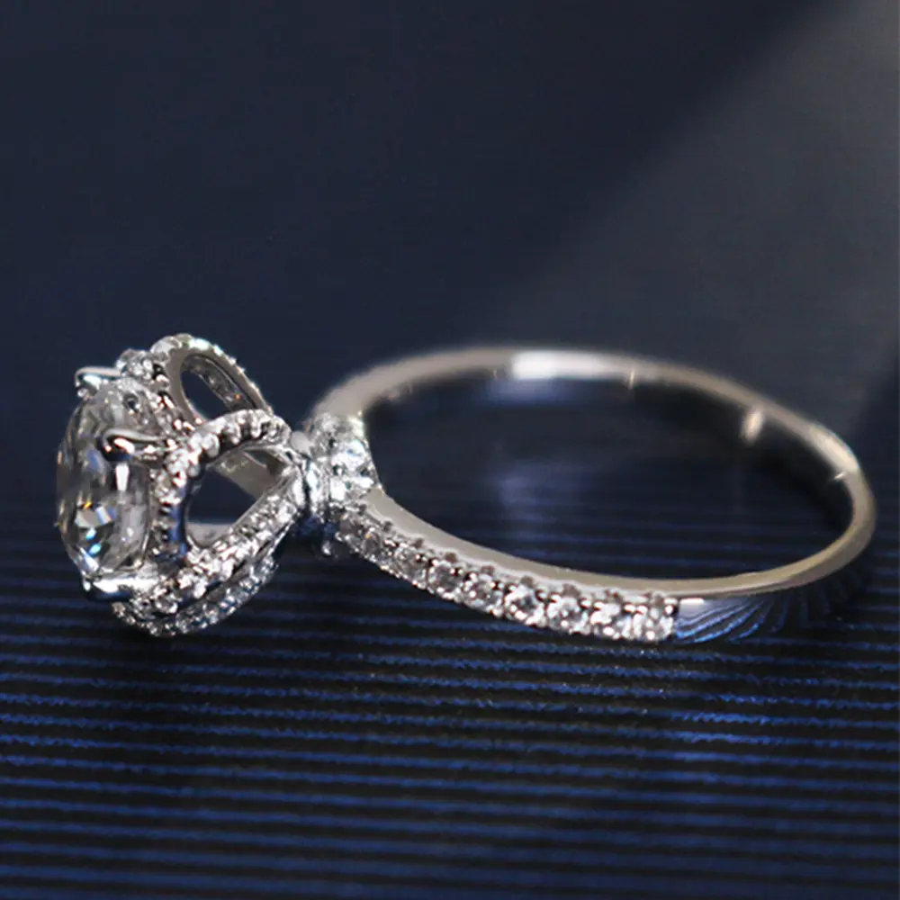 Rose Moissanite Ring - Image 4