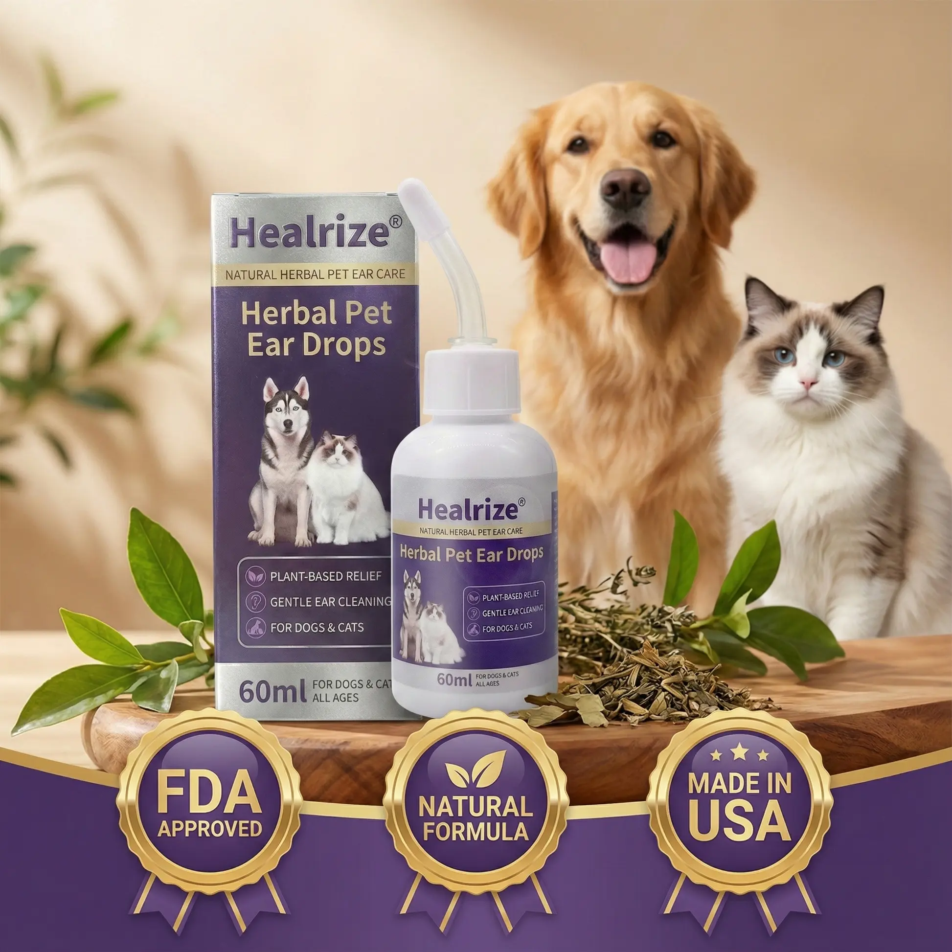 Herbal Pet Ear Drops