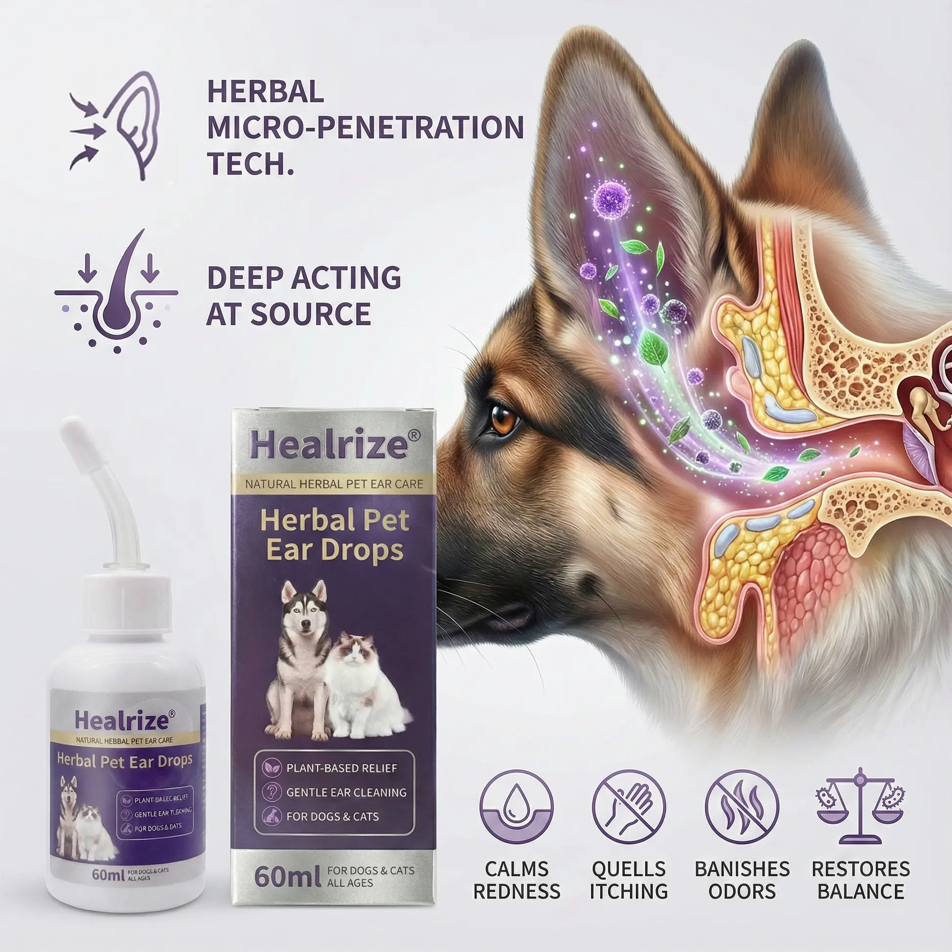 Herbal Pet Ear Drops - Image 3