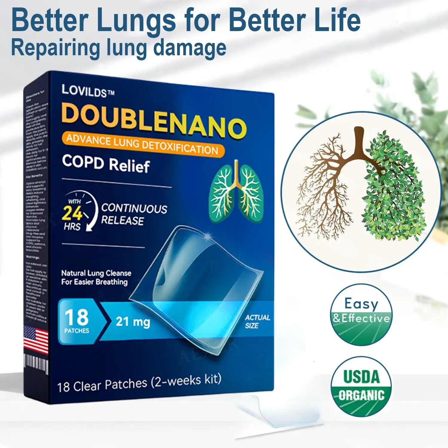 DoubleNano COPD Relief Pad